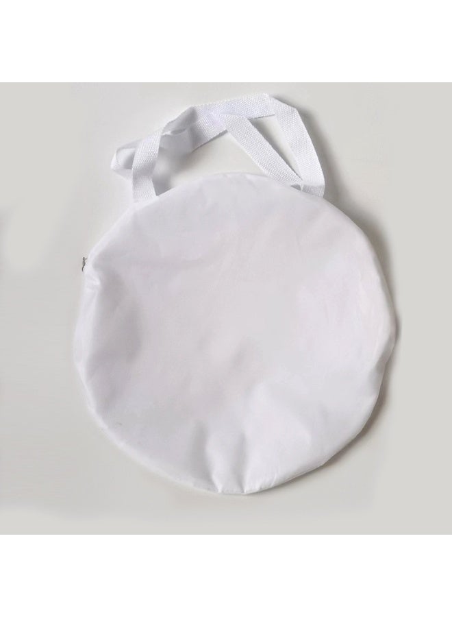 Large Laundry Hampers with Handles, Foldable Laundry Hamper for Clothes, laundry basket, dirty clothes basket for Bedroom, Bathroom, Dorm, Laundry Room White - Image 4