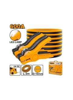 INGCO Ingco HBTCP6008L Booster Cable 3M Can Be 600A with Network Suitable for Cars and Small Size Vehicles with Compact Design  - Image 2