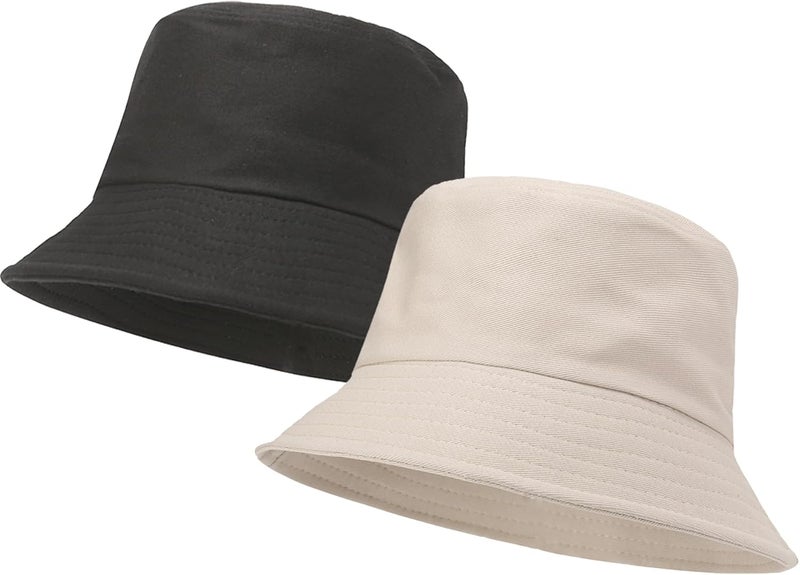 LPMOERA 3 Packs Unisex Athletic Bucket Hat Solid Colors Sun Hat with UV Protection for Outdoor Sports Packable Summer Hats - Image 1