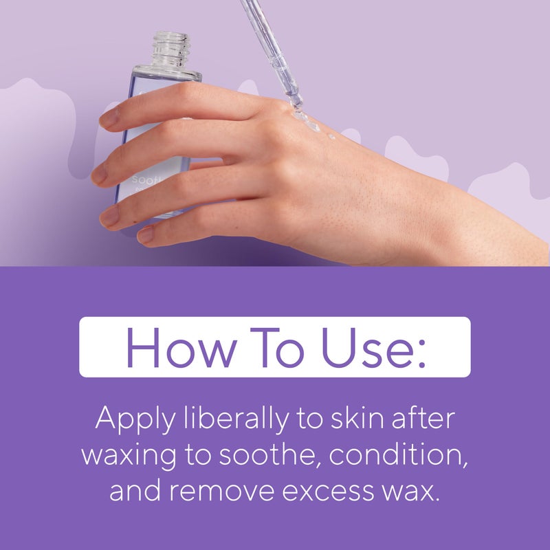 Sliick Soothe Post Wax Oil with Lavender - Soothing After Waxing Oil Treatment, After Wax Care for Bikini Area & Body, 1 oz - Image 5