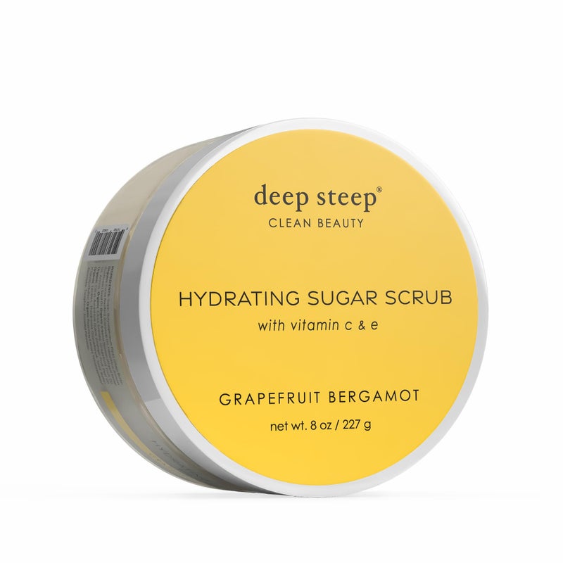 Deep Steep Sugar Scrub, Grapefruit Bergamot, 8 Ounce - Image 1