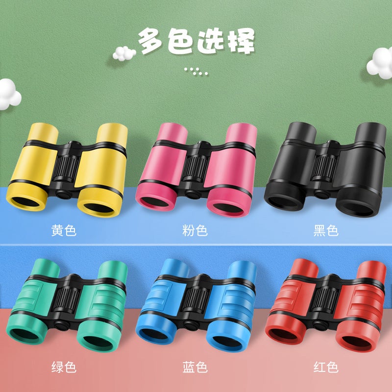 4X30 Kidsren'S Telescope Colorful Rubber Handle Anti-Slip Toy Binoculars Supply - Image 4