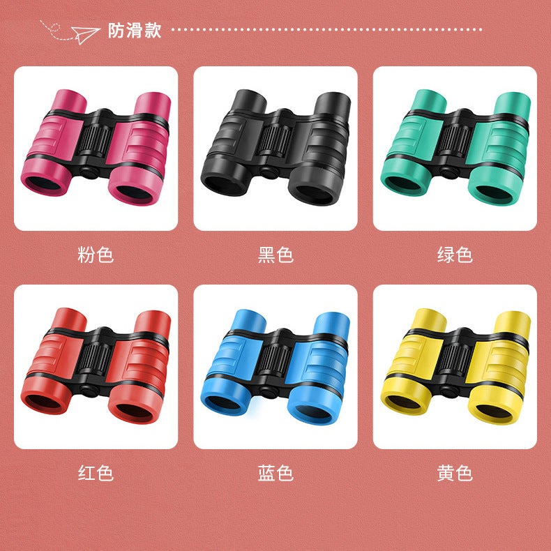 4X30 Kidsren'S Telescope Colorful Rubber Handle Anti-Slip Toy Binoculars Supply - Image 1