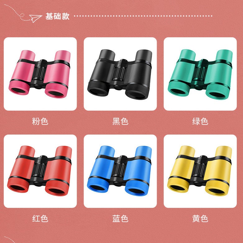 4X30 Kidsren'S Telescope Colorful Rubber Handle Anti-Slip Toy Binoculars Supply - Image 5