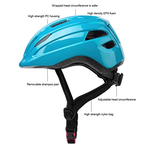 FABSPORTS Solid Safety Helmet for Kids (5-12 Years), Light Weight Bicycle/Bike Helmet, Adjustable Size, Superior Ventilation for Cycling/Skating/Skate Boarding (Dark Blue) - Image 5
