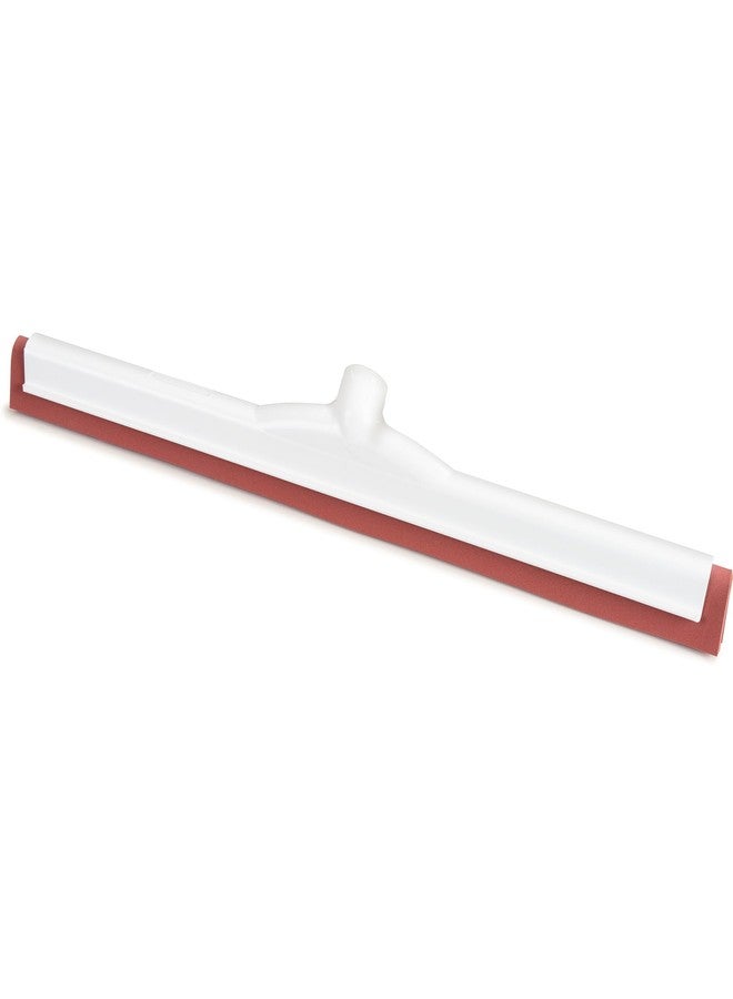 SPARTA Flo-Pac Moss Foam Floor Squeegee Window Squeegee with Plastic Frame for Floor, Bathroom, Kitchen, Concrete, Tile, Garage, Commercial Use, 22 Inches, Red