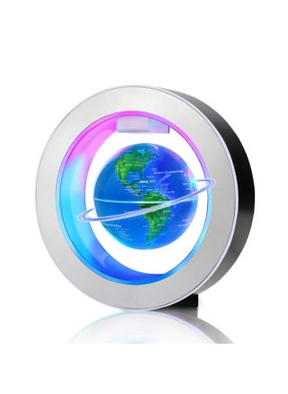 Floating Globe Magnetic Levitating Floating Globe Lamp, Multi-Color Changing Levitating Globe Magnetic Levitation Floating Globe World Map Educational Gifts, Cool Gadgets O Frame Floating Globe - pzsku/Z795541BF8DEFE4512FA7Z/45/_/1721134727/09708a63-680d-47a6-8806-83edc59e2579