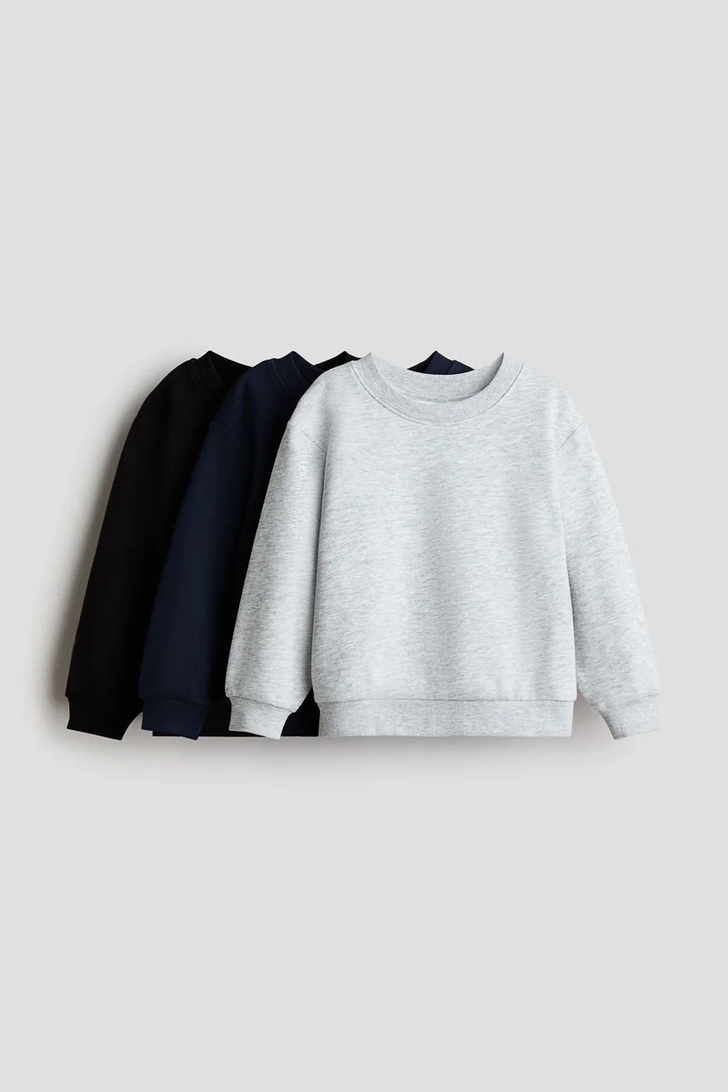 H&M 3-pack sweatshirts