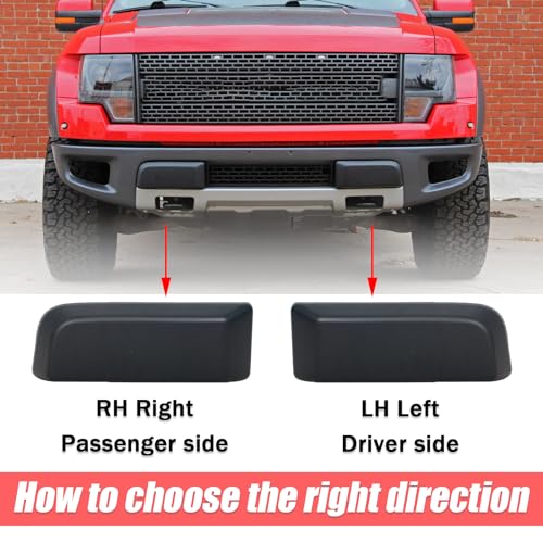 JESYMBX for Ford F-150 F150 SVT Raptor 2009-2014 Front Lower Bumper Hole Cover Beze Lid Cap Guards Pads Left&Right - Image 2
