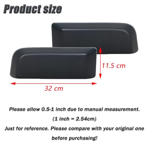 JESYMBX for Ford F-150 F150 SVT Raptor 2009-2014 Front Lower Bumper Hole Cover Beze Lid Cap Guards Pads Left&Right - Image 3