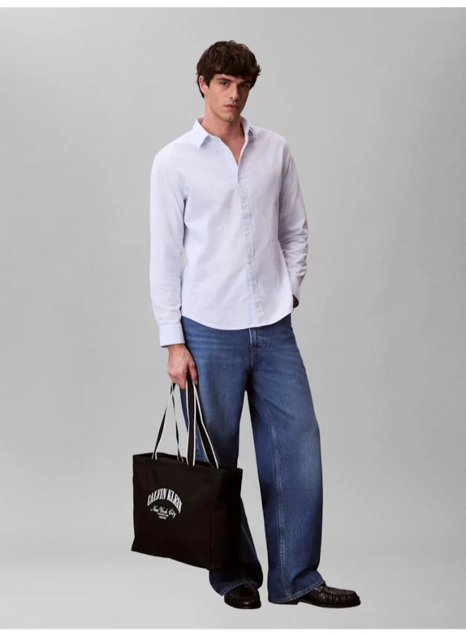 كالفن كلاين حقيبة توت برسومات كبسولة