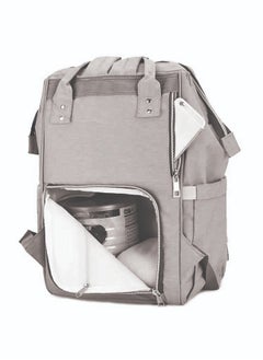 Optimal Mom and Baby Backpack, Grey  - Image 2