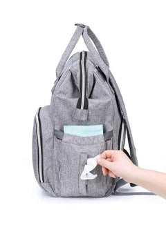 Optimal Mom and Baby Backpack, Grey  - Image 4