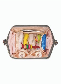 Optimal Mom and Baby Backpack, Grey  - Image 5