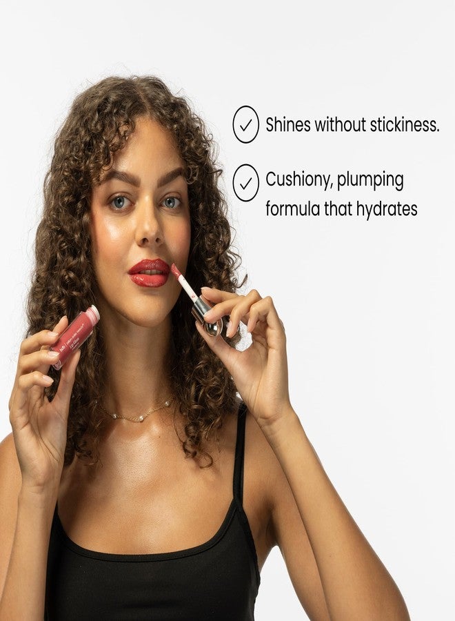 Billion Dollar Brows Billion Dollar Beauty Lip Liner & Lip Gloss Duo - Precise Defining Lip Pencil and Moisturizing High-Shine Cushion Lip Gloss with Vitamin E, Jojoba Oil & Hyaluronic Acid, Non-Sticky Long-Wear Set - Image 5