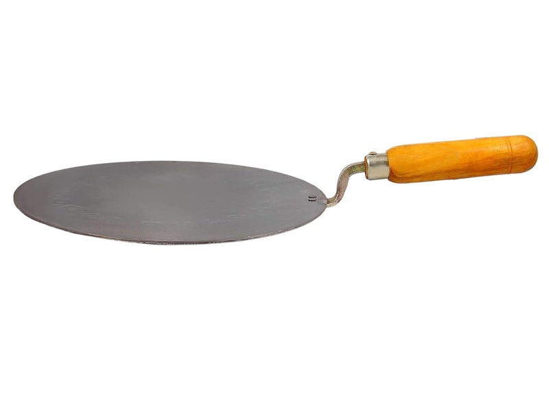 KITCHEN SHOPEE Iron Tawa 12 Inches Silver 1 Piece - Image 2