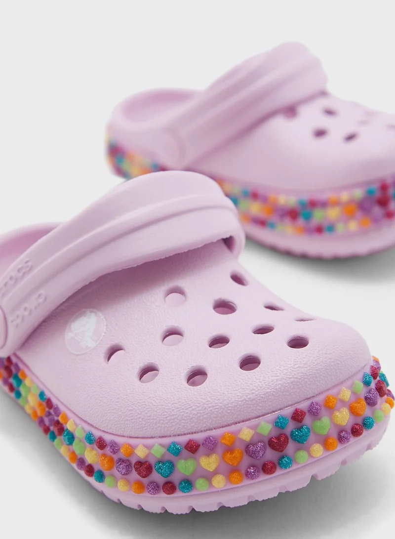 crocs Infant Gem Band Clog Sandals