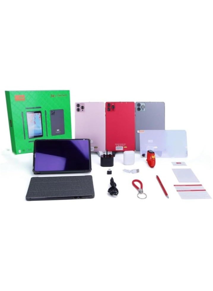 REBENUO 8-Inch Android 12 Tablet | Quad Core | 5MP + 8MP Camera | 5G LTE + Bluetooth + GPS - Image 3