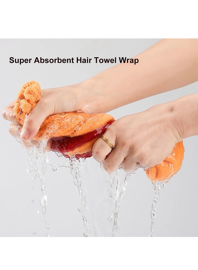 هومستر 2 جهاز كمبيوتر شخصي قوس ربطة الشعر منشفة,ميكروفايبر الشعر منشفة لف للنساء,تلفيف منشفة الشعر الملفوف,رأس مناشف لف للبنات,لف الشعر لتجفيف الشعر - Image 3