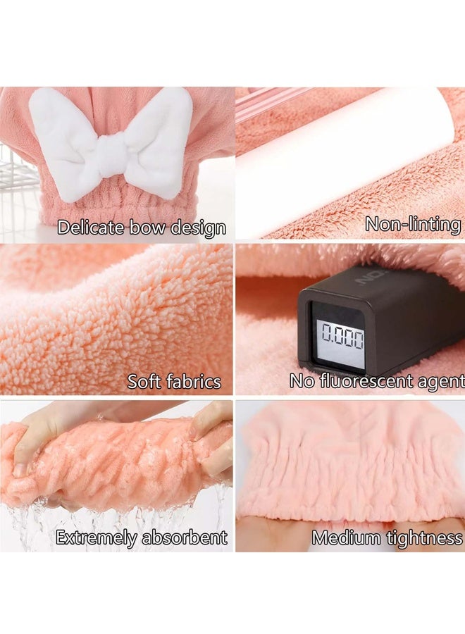 هومستر 2 جهاز كمبيوتر شخصي قوس ربطة الشعر منشفة,ميكروفايبر الشعر منشفة لف للنساء,تلفيف منشفة الشعر الملفوف,رأس مناشف لف للبنات,لف الشعر لتجفيف الشعر - Image 4