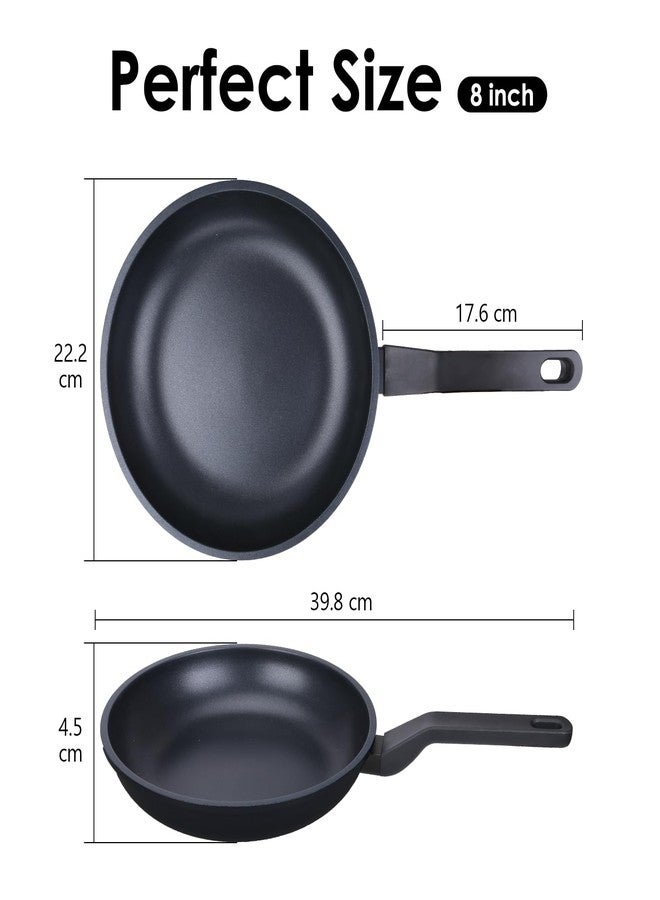 Legacy Culinaryware Nonstick Frying Pan Skillet,8 Inch Frying Pan Skillet,Egg pans,Omelette Pan,PFOA Free,Kitchen Pots Induction Pot - Image 5