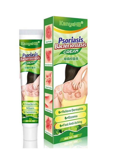 Antibacterial Cream for Psoriasis and Eczema Antifungal Cream, Helps Eczema, Ringworm Anti-Itch Cream with Gentler and Safer Herbal Ingredients Quickly Relives Itching for Face & Body