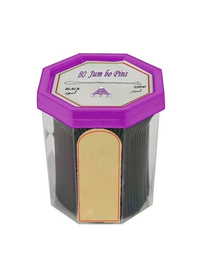 بنس شعر كبير 80 قطعة - Image 2