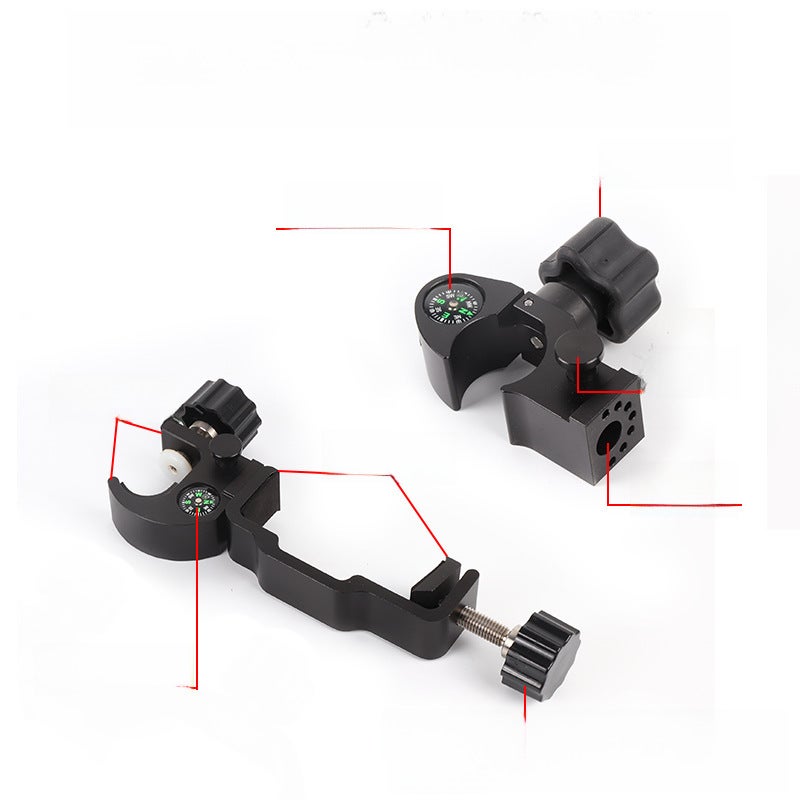Gps/Rtk Universal Portable Adjustable Handbook Bracket Bracket Handbook Clip Carbon Fiber Mid-Pole Handbook Clip(Zhonghaida bracket set TC-2 + TC-8-3E) - Image 3