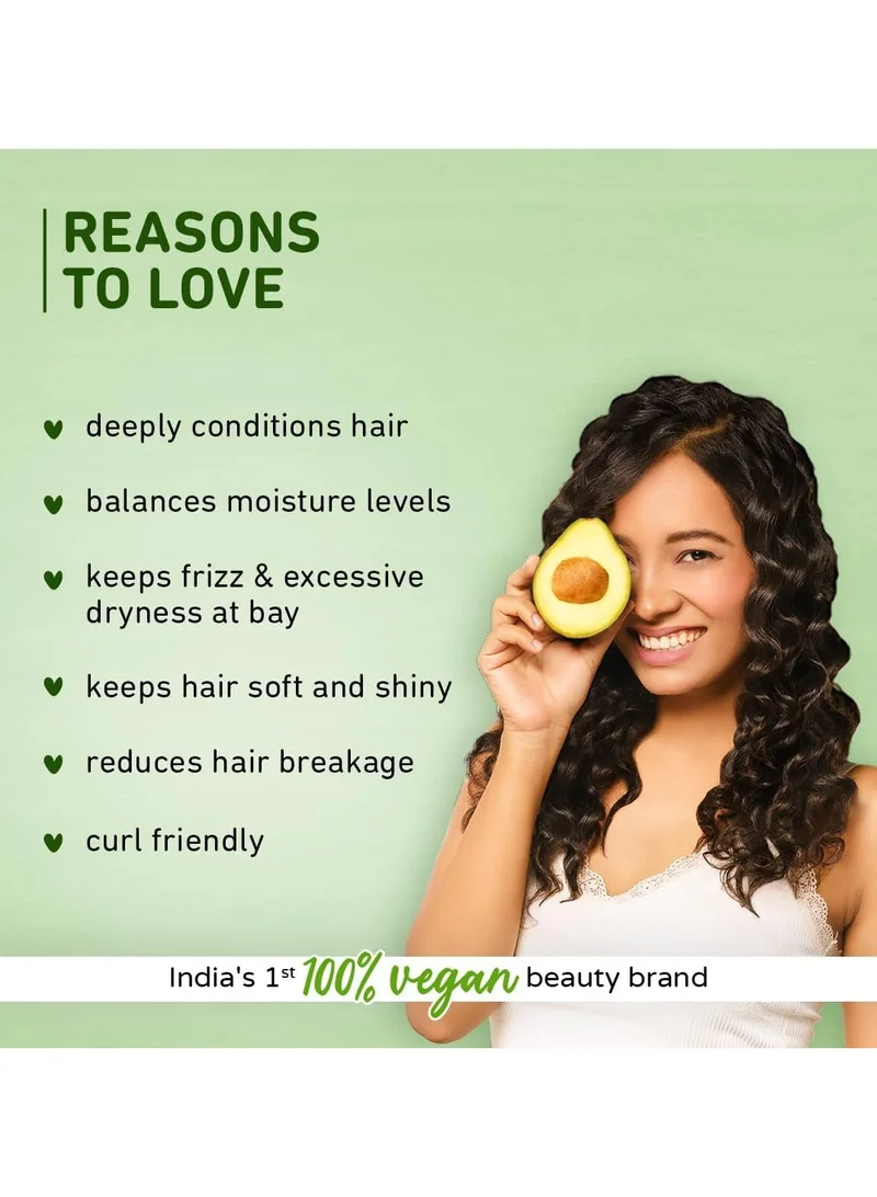 Plum  Plum Avocado NourishUp Hair Mask For FrizzFree Hair Contains Avocado Oil Argan Oil Shea Butter Hair Spa Treatment For Smooth Hair 100 Vegan, White, 250 gram for Women | Best Price UAE
