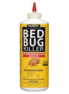 Harris Bed Bug & Insects Killer, Diatomaceous Earth Powder, 9oz  - Image 1