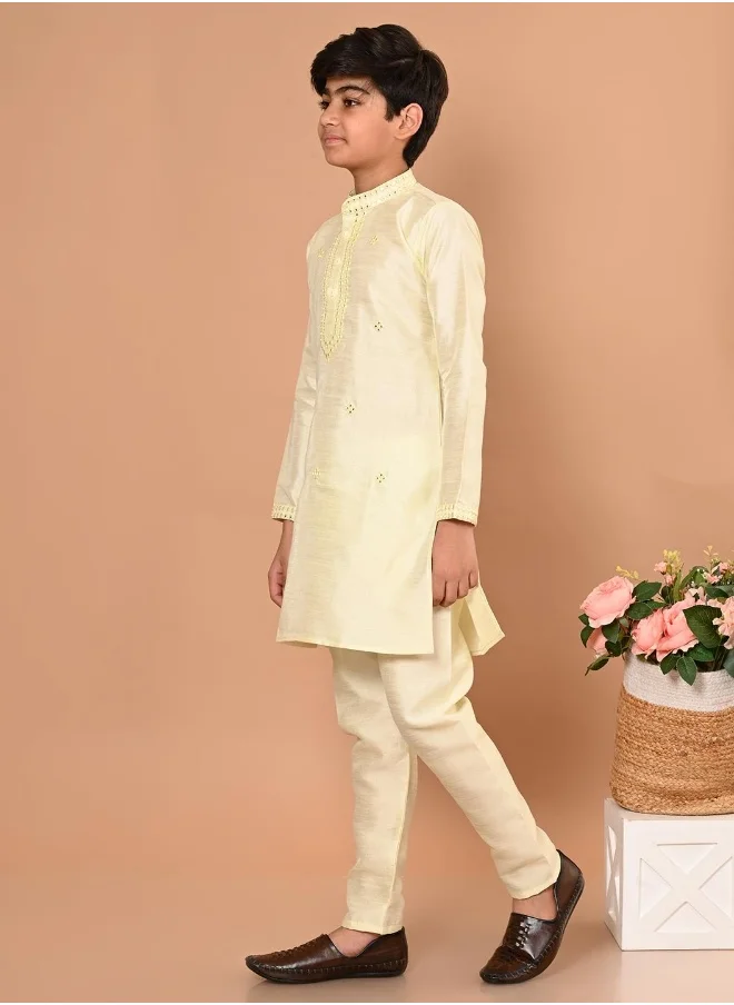 LILPICKS Embellished Kurta Pajama Set