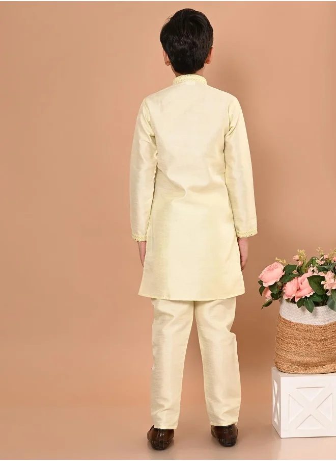 LILPICKS Embellished Kurta Pajama Set