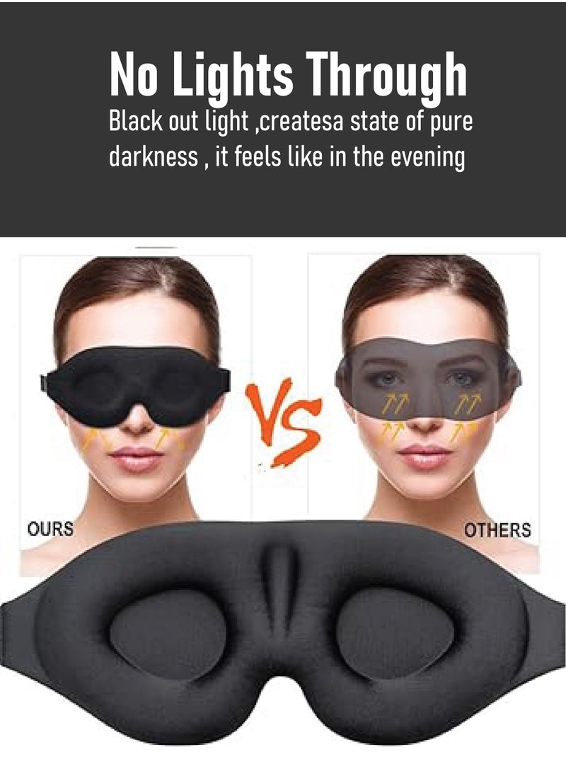 3D Sleep Mask - Light-Blocking Eye Mask for Better Sleep Anytime, Anywhere, Comfortable and Lightweight, Perfect for Travel and Relaxation - pzsku/Z79564175DC095C2902A3Z/45/_/1736550222/e3110654-5dd1-4979-aa3c-e270f2008b5e