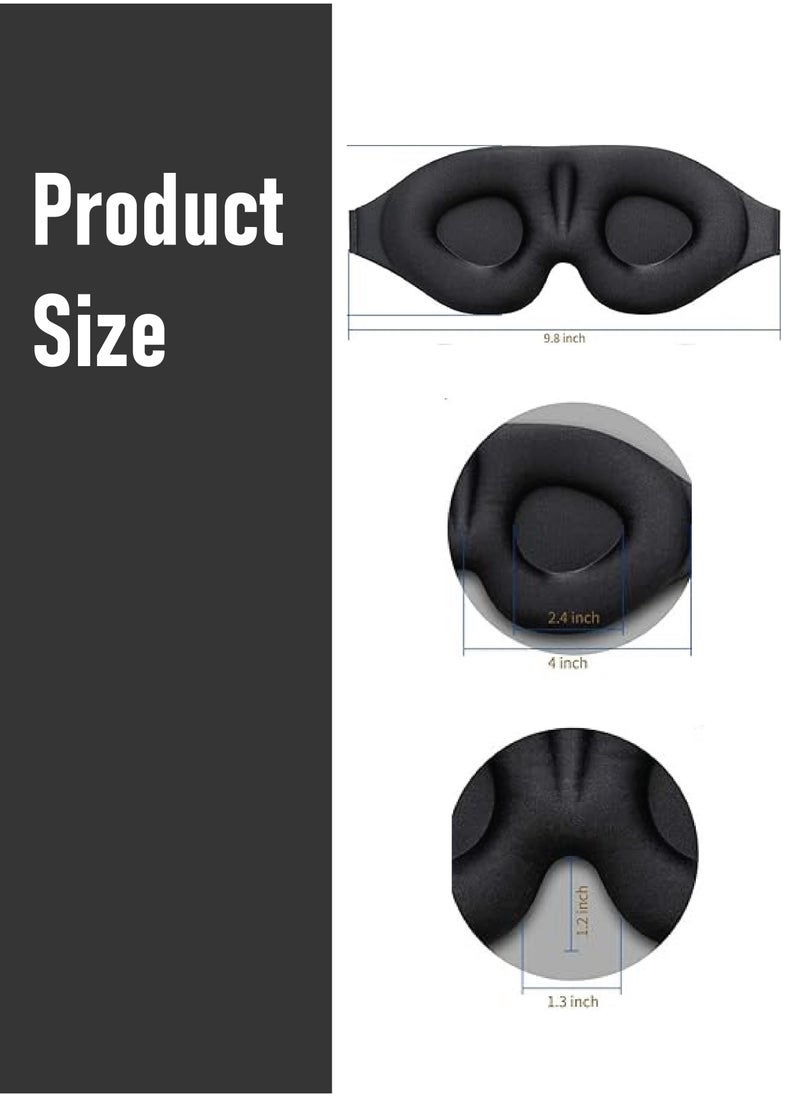 3D Sleep Mask - Light-Blocking Eye Mask for Better Sleep Anytime, Anywhere, Comfortable and Lightweight, Perfect for Travel and Relaxation - pzsku/Z79564175DC095C2902A3Z/45/_/1736550225/0f6f8bbb-7389-4dc7-9ff3-db518a3bb371