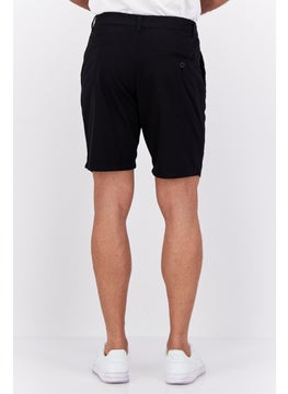 French Connection Men Solid Chino Shorts, Black  - Image 3