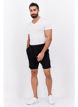 French Connection Men Solid Chino Shorts, Black  - Image 4