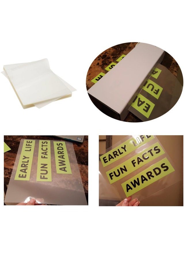 Immuson Thermal Laminating Pouches 8.9 x 11.4, 5 Mil Thickness, Crystal Clear Finish, 100 Pack - Image 3