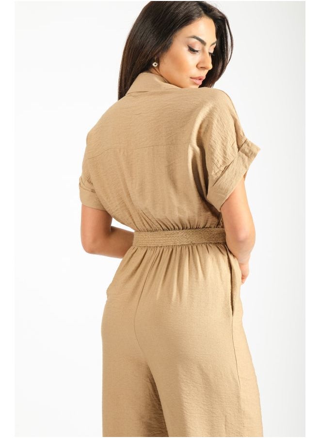 LONDONELLA - Casual Solid Jumpsuitatte - 100103 - Image 1