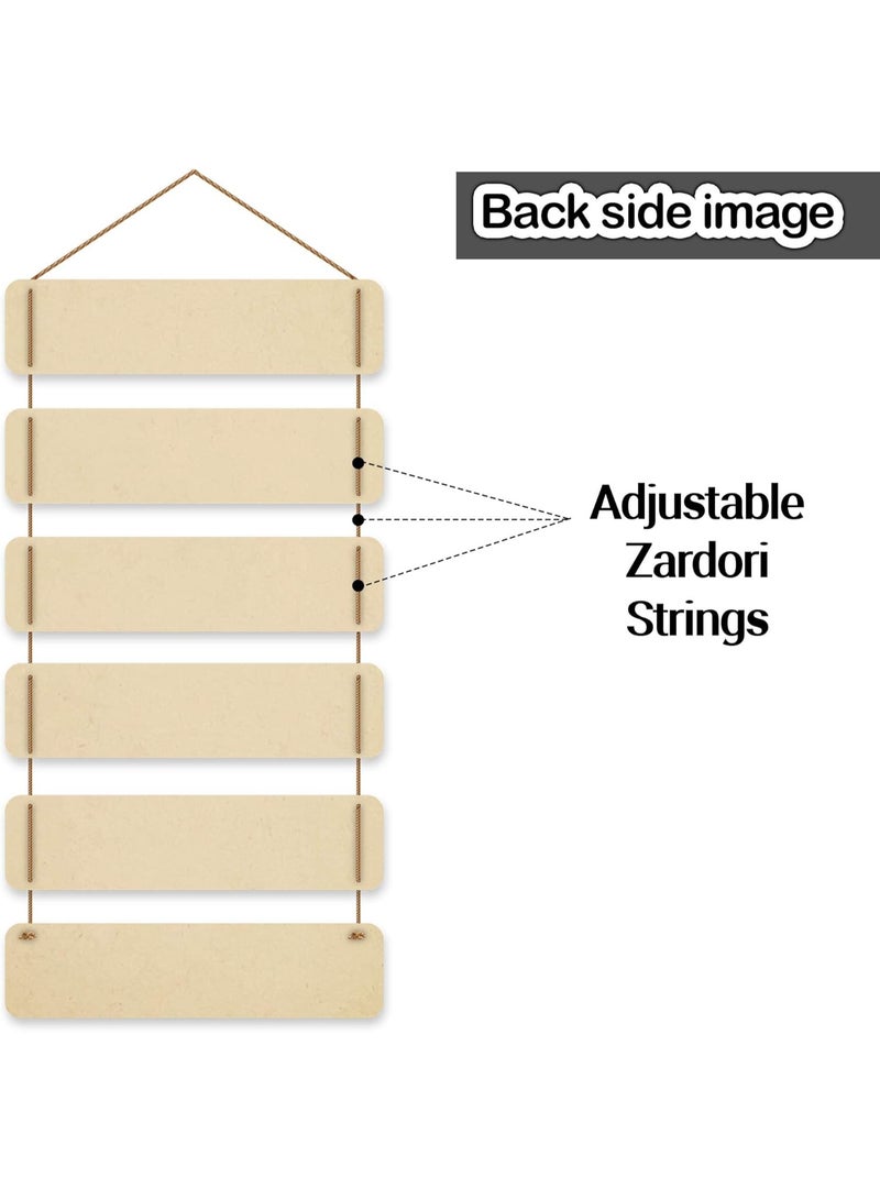 ديكور هيلز ديكورات جدارية خشبية بتصميم عتيق من Decorhills، قطع ديكور منزلية كبيرة ومتعددة الألوان - ديكورات خارجية ملهمة للفناء والحديقة - ديكورات معلقة مقاومة للعوامل الجوية - Image 2