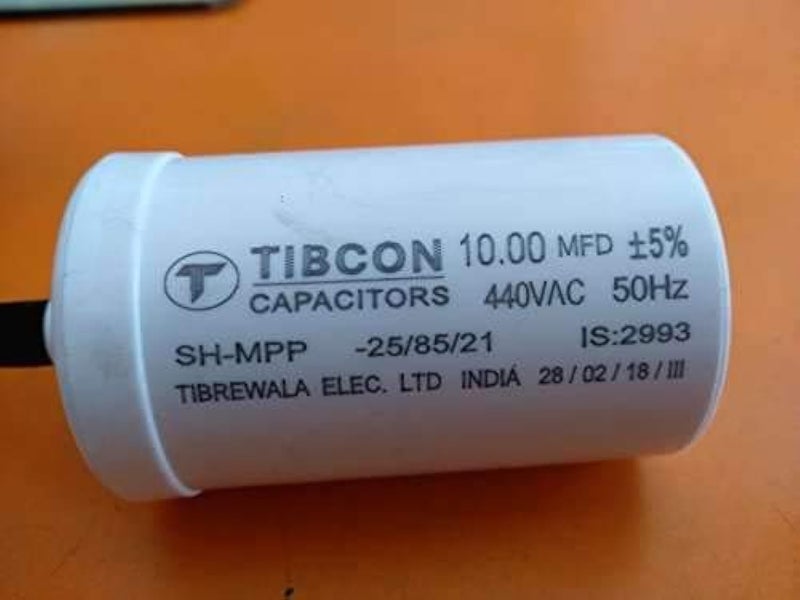 pmw 10 Mfd Capacitor for Water Pumps and Motors - 440VAC, White - Image 4