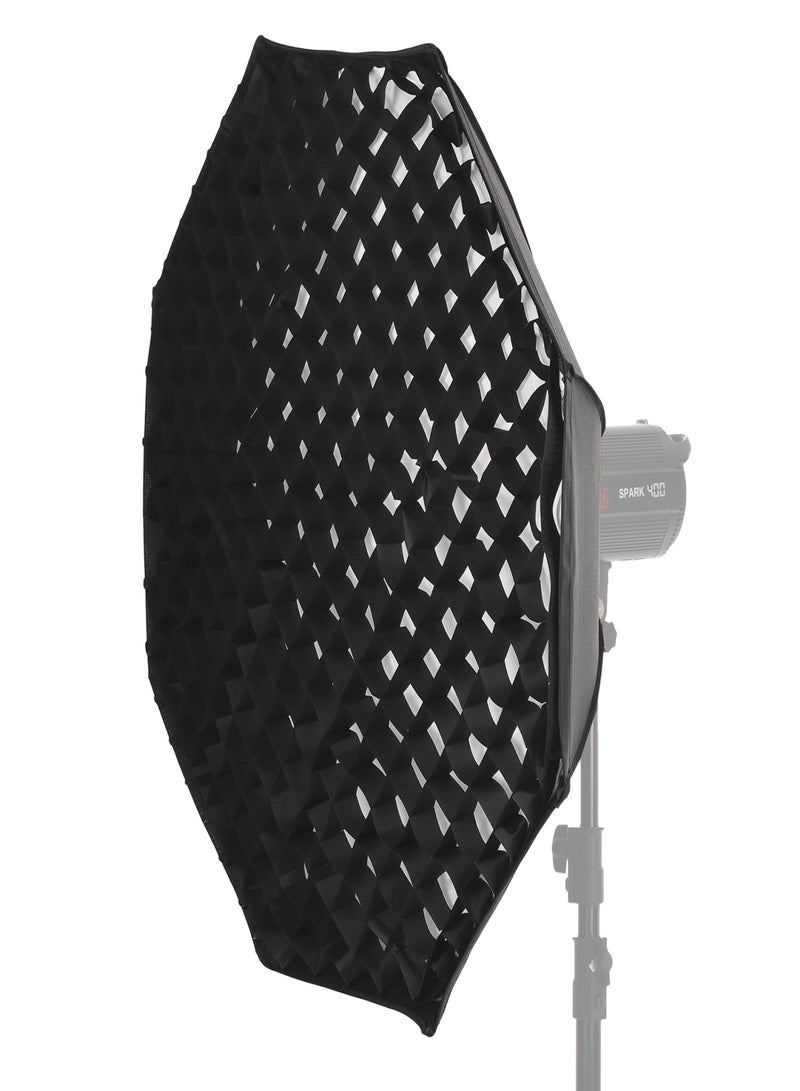 95cm/37.4in Quick Release Octagon Softbox with Bowen Mount 8 Support Rods for Photography Studio Photography Portrait Live Stream  - Image 1