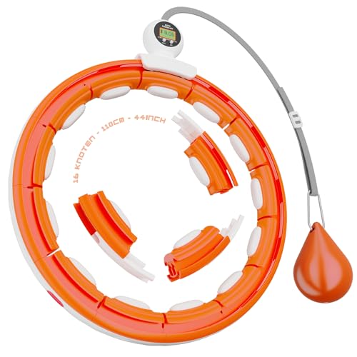 FYA Smart Hula Infinity Hoop for Weight Loss, Fitness Quiet Hula Circle with Ball and Counter, Exercise Hoop for Women Slimmer Waist, Abs Workout Equipment - Image 1