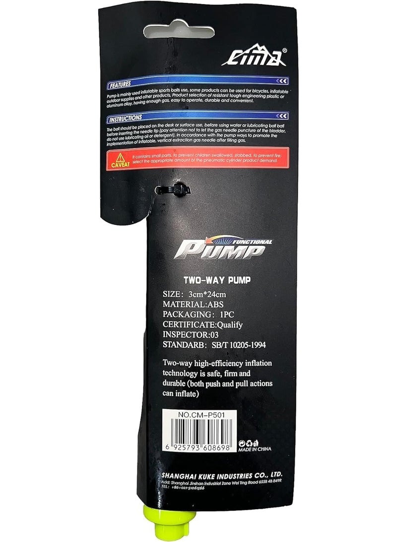 كيوشوب اللتميت منفاخ ميني بريميوم كوالتي متعدد الأستخدامات عالي الضغط لكرة القدم كرة السلة و للدراجة الهوائية خفيف الوزن سهل الحمل و التخزين في اي مكان - Image 5