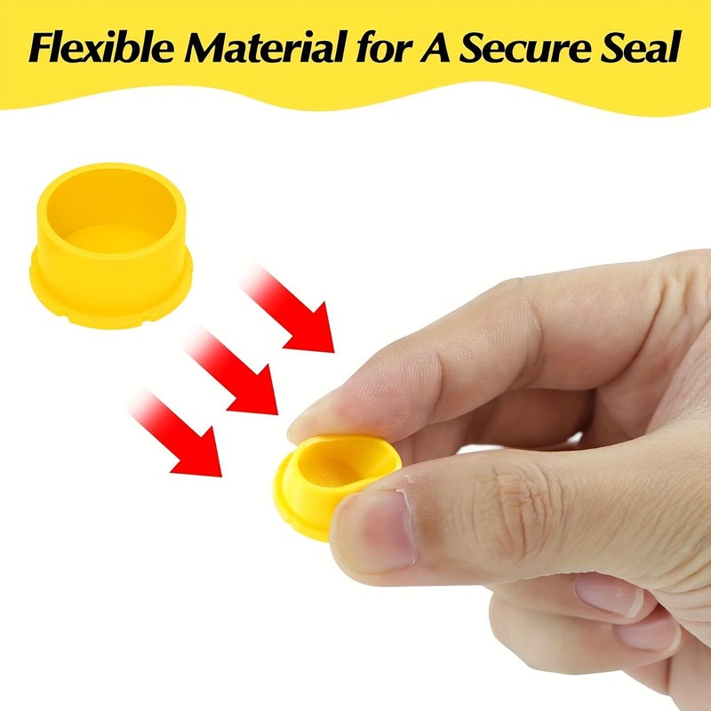 12pcs Reusable Leak Proof Dust Proof Replacement Lids For Glass Bottle Protection - Image 3