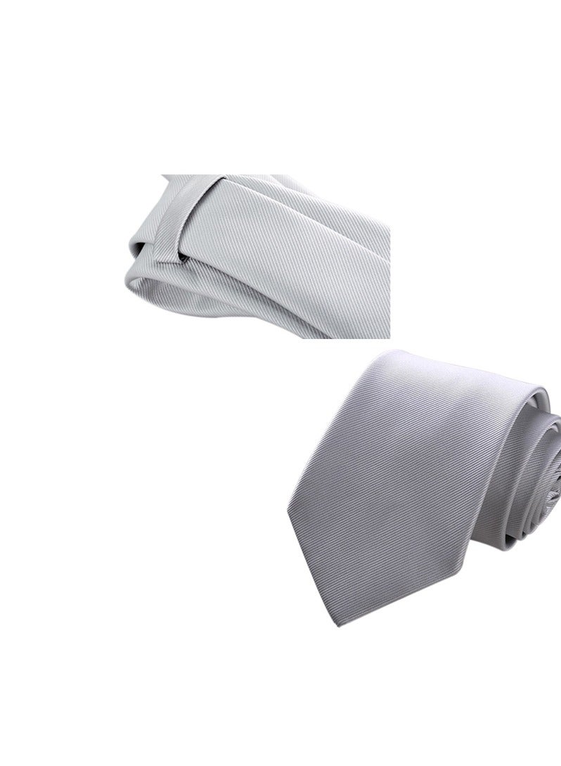 GUSGU 4pcs Men's Ties Solid Color Formal Mens Neckties 8cm for Business and Wedding Color Assorted - Image 5