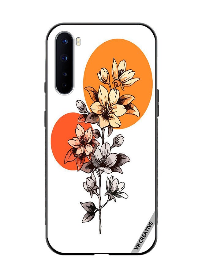 VR CREATIVE Protective Case Cover For OnePlus Nord Flower Design Multicolour - Image 1
