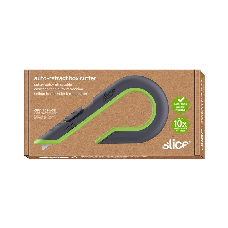 Slice Auto-Retractable Box Cutter, Heavy Duty Utility Knife, Safe Ceramic Blade Lasting 11x Longer than Metal, 6 Pack - Image 4