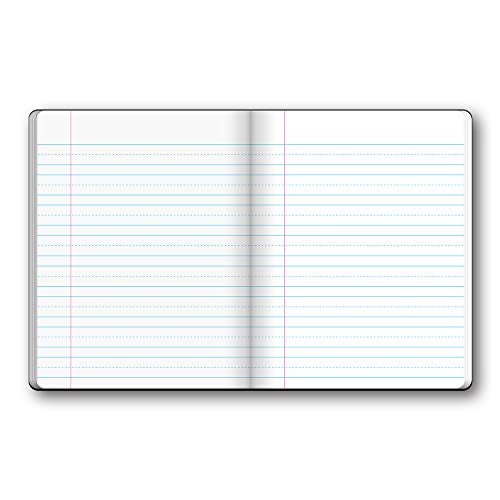 iScholar Grade 1 Primary Composition Notebook, 7.75 x 9.75 Inches, 50 Sheets, Skip Line Ruling, Green Marble (10018) - Image 2