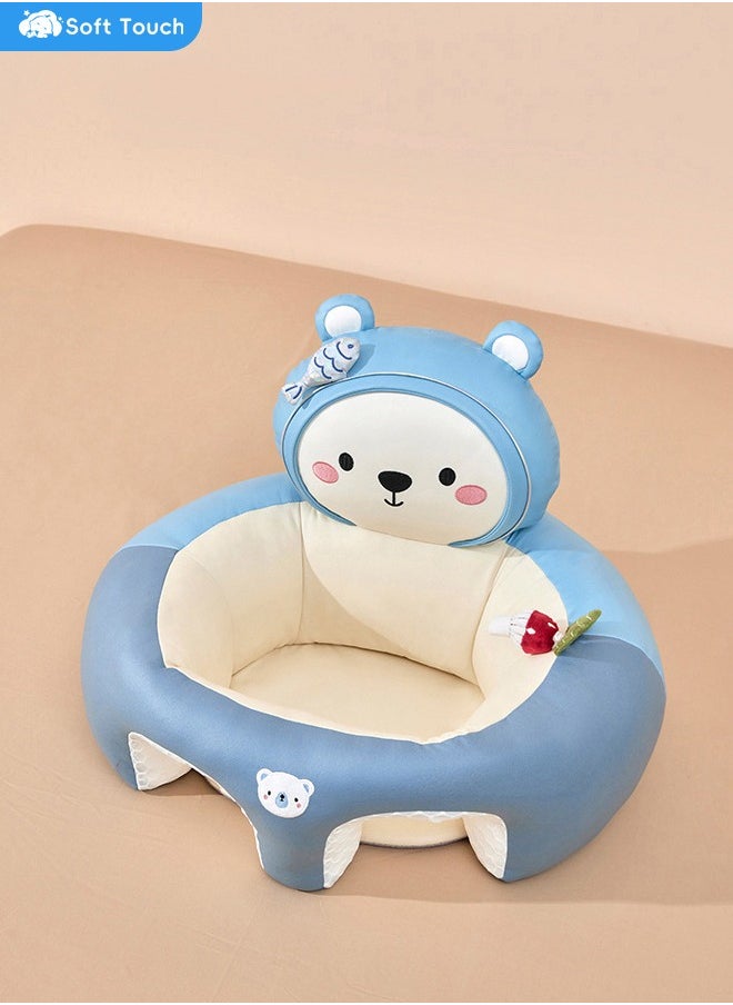Soft Touch - Baby Sitting Support Seat Sofa Infant Learning Chair with Head Protect Learning to Sit Chair Baby Chair Sit Me Up Infant Seats for Sitting Up Keep Sitting Posture for 6 to 24 Months - Image 1