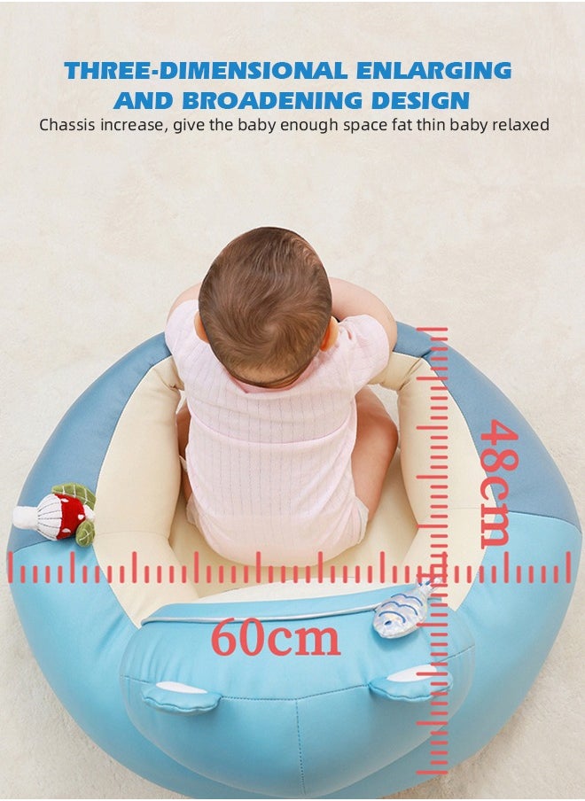 Soft Touch - Baby Sitting Support Seat Sofa Infant Learning Chair with Head Protect Learning to Sit Chair Baby Chair Sit Me Up Infant Seats for Sitting Up Keep Sitting Posture for 6 to 24 Months - Image 1